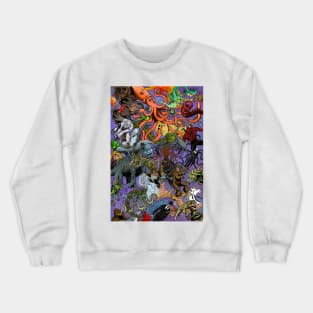 Cryptid Creatures and Mysterious Monsters Crewneck Sweatshirt